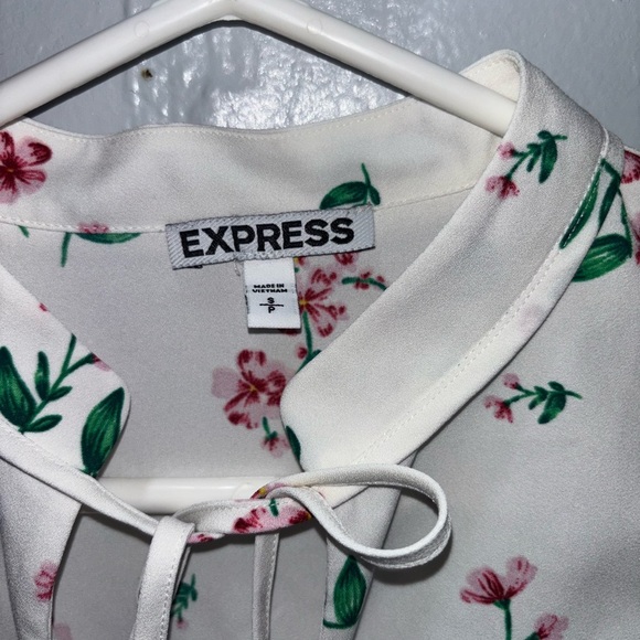 Express / Dresses / Express white Neck Tie dress - Picture 4 of 16